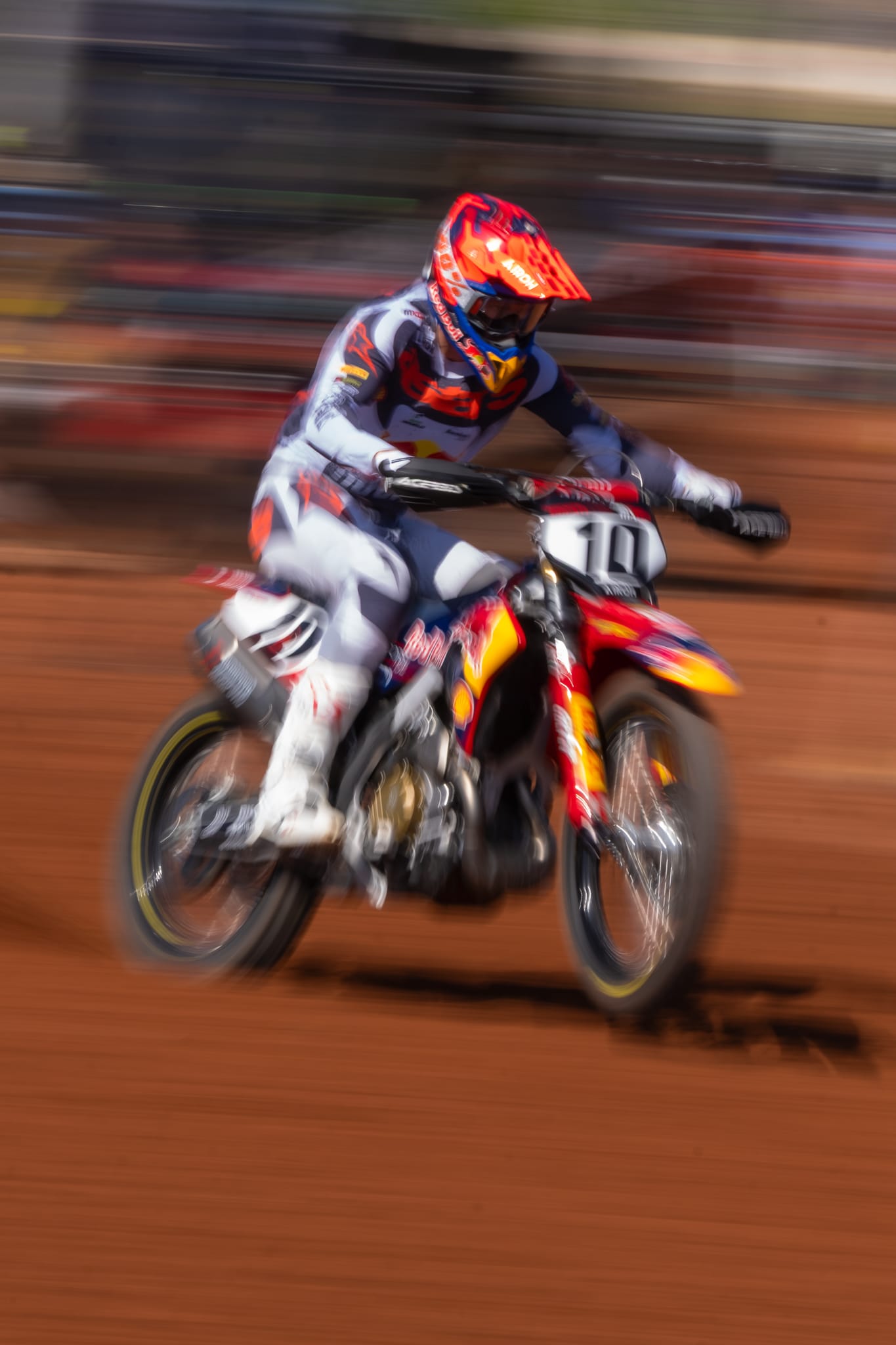 Racer racing the race on the race track at Hidden Valley MXGP Australia 2026